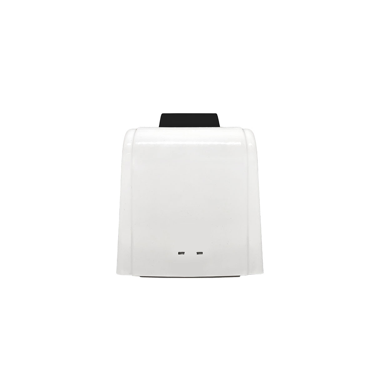 Дозатор для жидкого мыла X7 нажимной 0,7 л СТАНДАРТ, корпус белый, кнопка черная фото 3