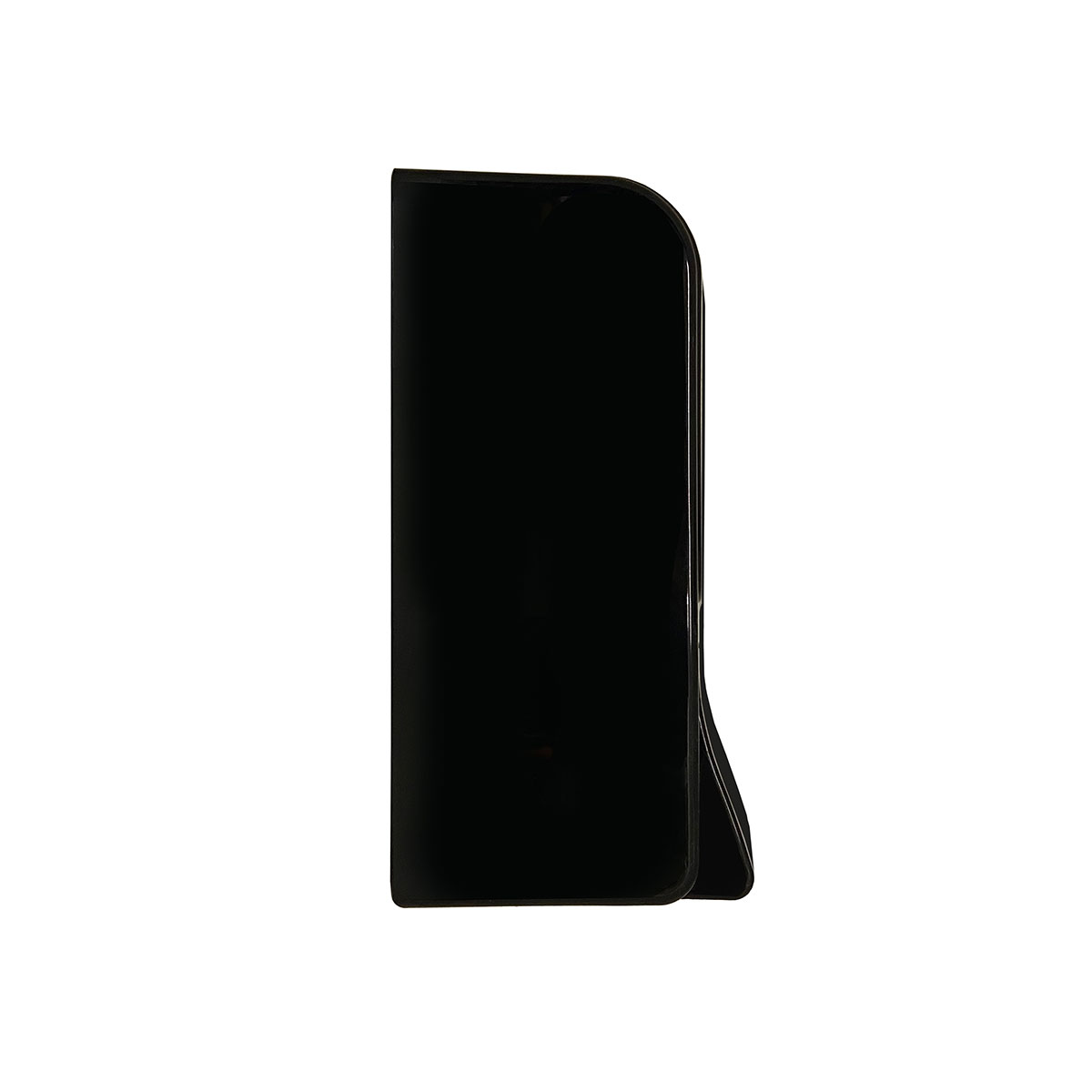 Дозатор для жидкого мыла X7 нажимной 0,7 л БИЗНЕС, корпус черный, стекла прозрачные черные, кнопка черная фото 3