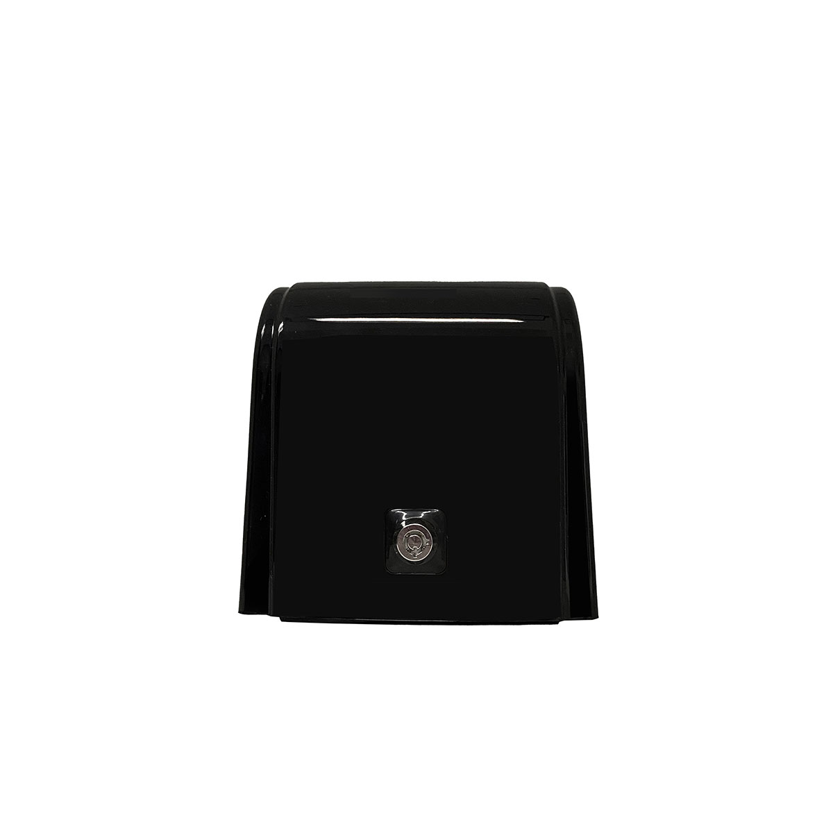 Дозатор для жидкого мыла X7 нажимной 0,7 л БИЗНЕС, корпус черный, стекла прозрачные черные, кнопка черная фото 4